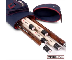 Cuetec 2x4 Navy Pro Line Pool Cue Case -Billiards Sale 23 ct pro line 2x4 navy 95 754 open