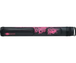 Athena Pink Tribal Rose 2 Butt 2 Shaft Hard Case -Billiards Sale athc01 cat