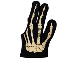 Voodoo Skeleton Pool And Billiard Gloves -Billiards Sale bglvod bone 01