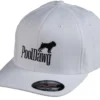 PoolDawg Logo White Baseball Hat -Billiards Sale dawgcapwht 01 2