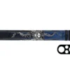 Eight Ball Mafia EBMC22J Blue Octopus 2 Butt 2 Shaft Hard Case -Billiards Sale ebmc22j sm
