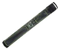 Eight Ball Mafia EBMC22K Green Skull 2 Butt 2 Shaft Hard Case -Billiards Sale ebmc22k 1
