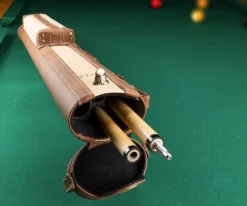 Elite 2x2 Vintage Cue Case Black -Billiards Sale ecv22 chestnut 02 2