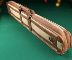 Elite 4x8 Vintage Vinyl Soft Cue Case Chestnut -Billiards Sale ecvs48 chestnut 03