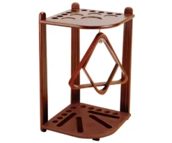 10 Cue Corner Floor Rack - Chocolate, Honey, Midnight Or Wine 23 10 Cue Corner Floor Rack - Chocolate, Honey, Midnight Or Wine -Billiards Sale fr10 chocolate 01 1