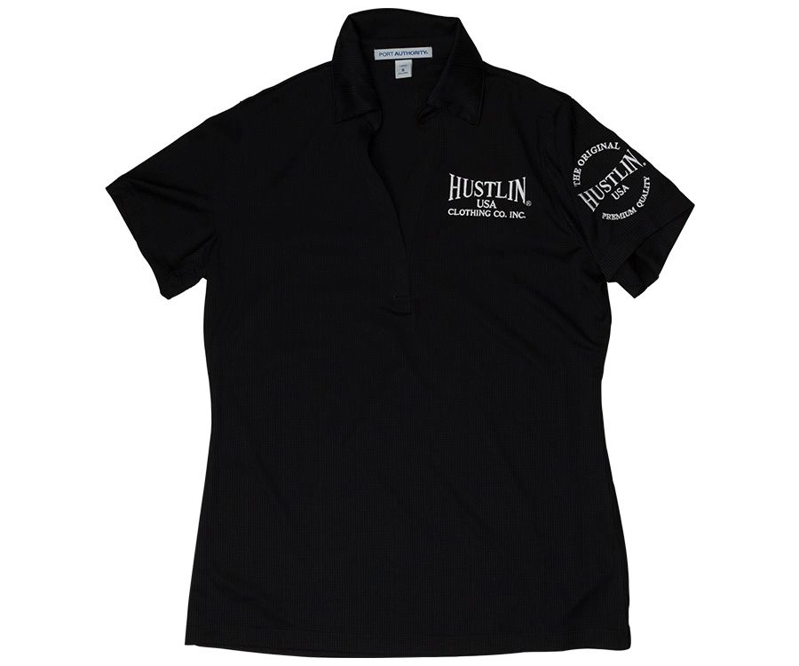 Hustlin USA Women's Polo 4 Hustlin USA Women's Polo - Image 2