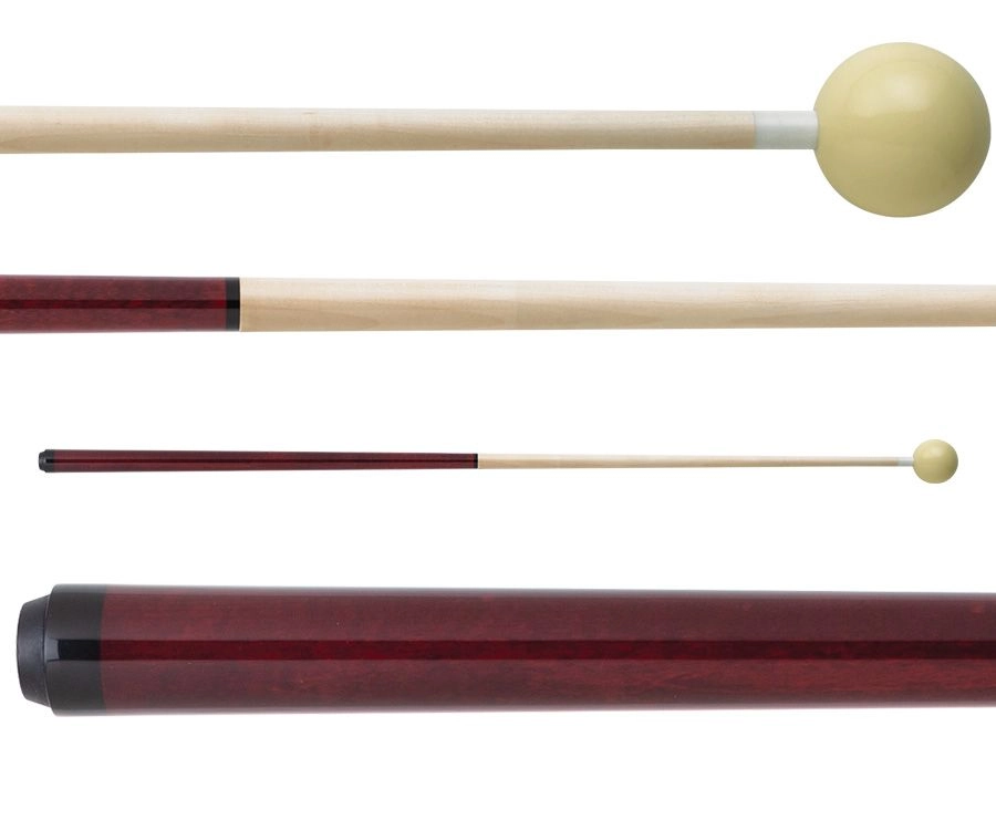 Red Junior Cue With Ball Attached 4 Red Junior Cue With Ball Attached - Image 2