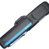 Molinari 3 Butt 6 Shaft Black/Cyan Hybrid Cue Case -Billiards Sale mlch36 black cyan 01