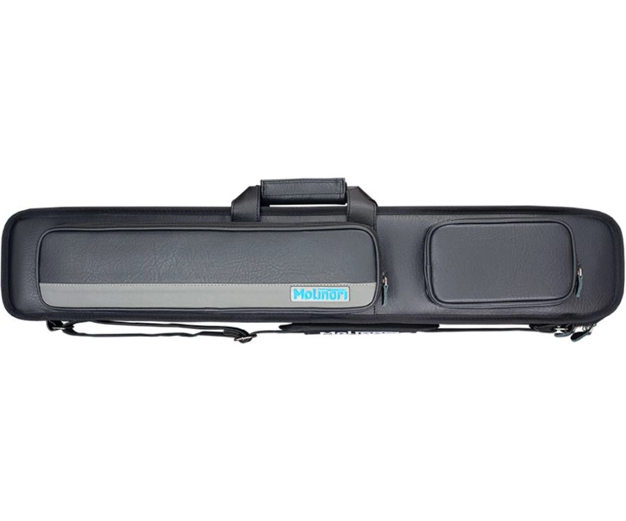Molinari 3 Butt 6 Shaft Black/Grey Hybrid Cue Case 3 Molinari 3 Butt 6 Shaft Black/Grey Hybrid Cue Case