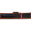 Molinari 2 Butt 4 Shaft Black/Orange Soft Cue Case -Billiards Sale mlcs24 orange cat