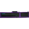 Molinari 2 Butt 4 Shaft Black/Purple Soft Cue Case -Billiards Sale mlcs24 purple cat