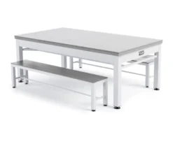 Nantucket 3-in-1 Outdoor Pool/Dining/Ping Pong Table From Spencer Marston - FREE Installation -Billiards Sale nantucket 3