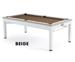Nantucket 3-in-1 Outdoor Pool/Dining/Ping Pong Table From Spencer Marston - FREE Installation -Billiards Sale nantucket beige 1
