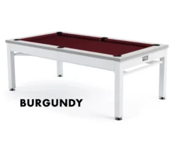Nantucket 3-in-1 Outdoor Pool/Dining/Ping Pong Table From Spencer Marston - FREE Installation -Billiards Sale nantucket burgundy 1