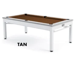 Nantucket 3-in-1 Outdoor Pool/Dining/Ping Pong Table From Spencer Marston - FREE Installation -Billiards Sale nantucket tan 1