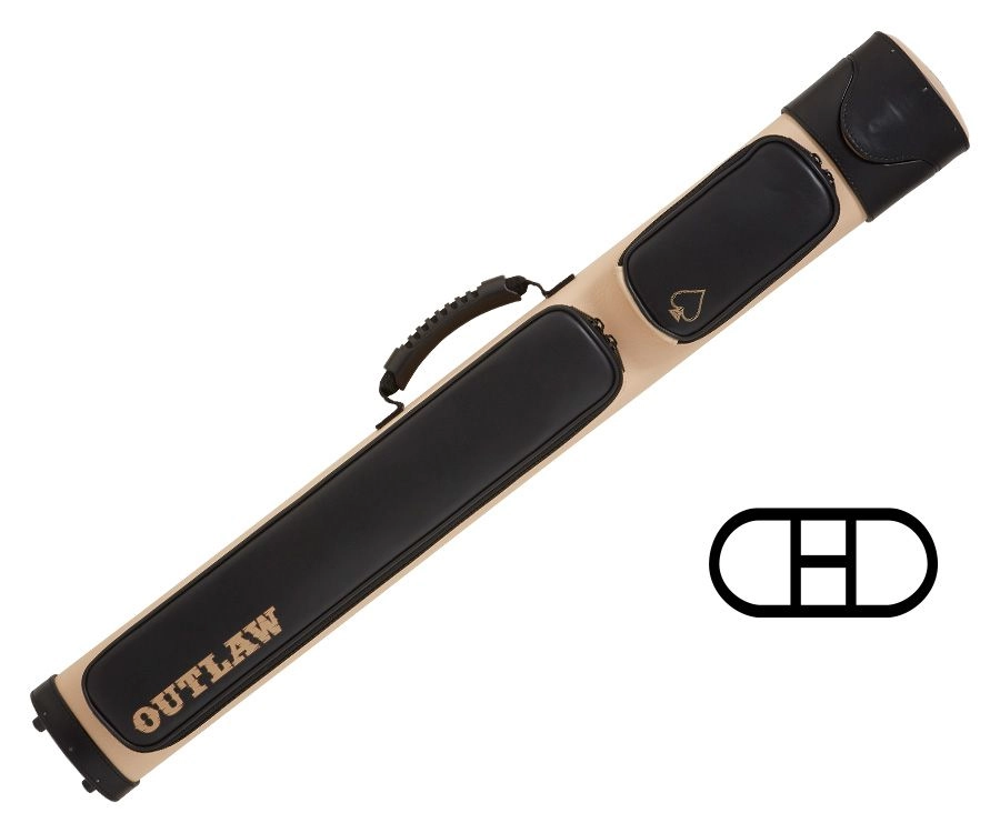 Outlaw OLX22 Black 2 Butt 2 Shaft Hard Case 4 Outlaw OLX22 Black 2 Butt 2 Shaft Hard Case - Image 2