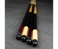 Economy Two-Piece Pool Cue Bundle (4 House Cues Set) -Billiards Sale pdeco bundle