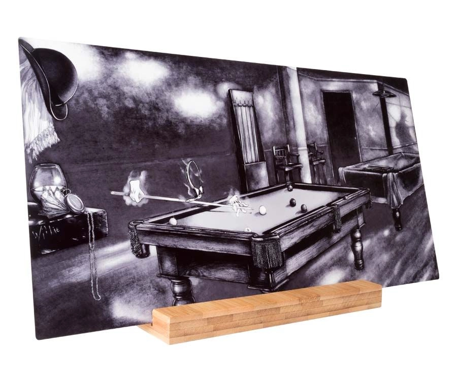 "Phantom Of The Game" Shelf Art With Display - Black And White 4 "Phantom Of The Game" Shelf Art With Display - Black And White - Image 2