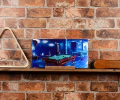 "Phantom Of The Game" Shelf Art With Display - Rich Color 7 "Phantom Of The Game" Shelf Art With Display - Rich Color -Billiards Sale rtnptc 02