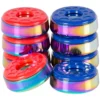 Shuffleboard Rainbow Titanium Top Weights Set -Billiards Sale shbprt 01