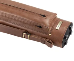 Tango Pampa Chestnut 3 Butt 5 Shaft Leather Cue Case -Billiards Sale tapm35 chestnut 04