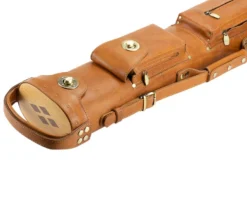 Tango Pampa Tan 3 Butt 5 Shaft Leather Cue Case -Billiards Sale tapm35 tan 03