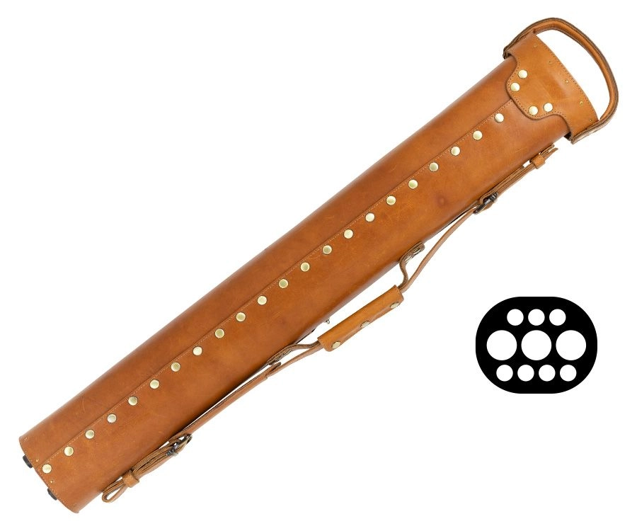 Tango Pampa Tan 3 Butt 7 Shaft Leather Cue Case 4 Tango Pampa Tan 3 Butt 7 Shaft Leather Cue Case - Image 2