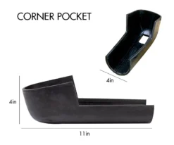 Large Rubber Gulley Boot Set (Set Of 6) -Billiards Sale tp5124 corner dm 01