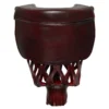 Burgundy Shield Leather Pocket Set (Set Of 6) -Billiards Sale tppk08 01 3