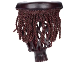 Burgundy Fringe Leather Pocket Set (Set Of 6) -Billiards Sale tppk10 01 3