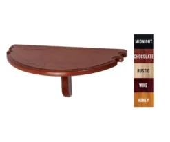 Half Moon Pool Cue Holder Shelf -Billiards Sale wrshh sm 1 1